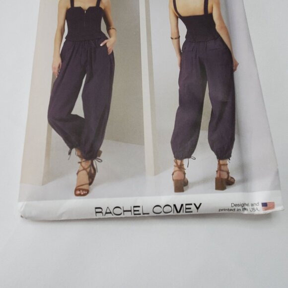 Vogue V2035 Rachel Comey Designer Jumpsuit Sewing Pattern Misses Sizes 6-14 - Picture 4 of 7